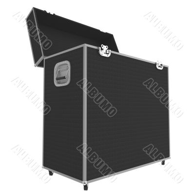 Opened case