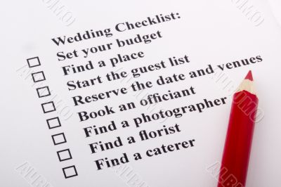 Wedding Checklist