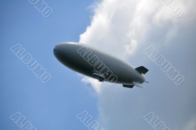 Airship below the Clouds