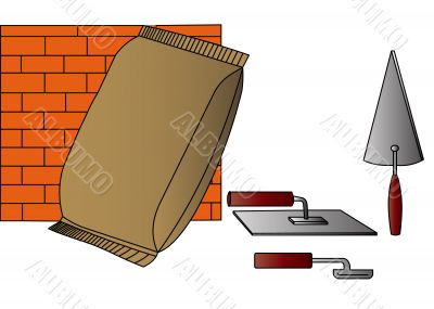 Instument and bag of the cement