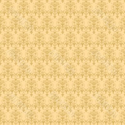 beige vegetable seamless pattern