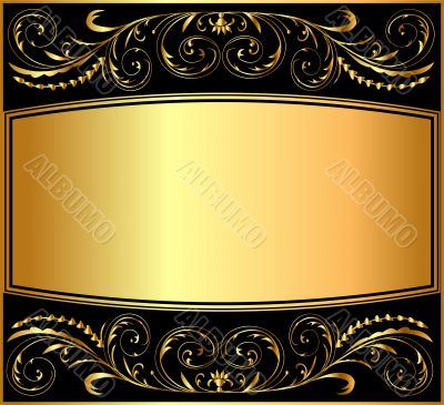 illustration background pattern gold