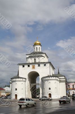 Golden Gate of Vladimir after the rain