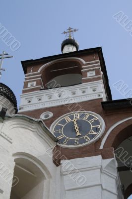 The marks clock Savior Efimievsky Monastery