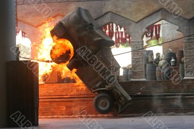 Truck on Fire