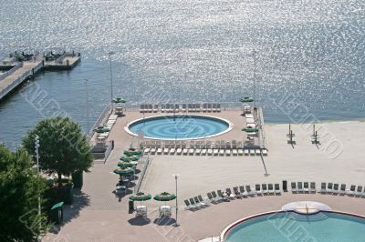 Pools and Lake