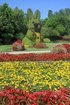 Bunny Topiary