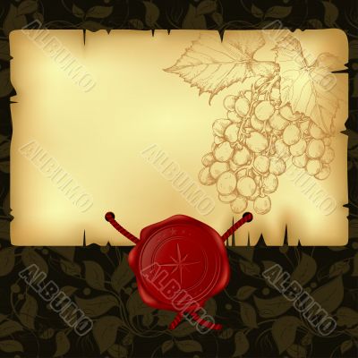  paper with wax seal
