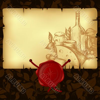 paper with wax seal