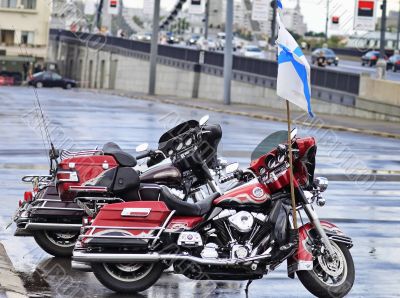motorcycles to marine flag