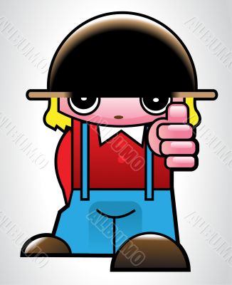 Illustration of boy character 