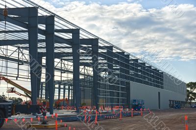 Industrial construction site