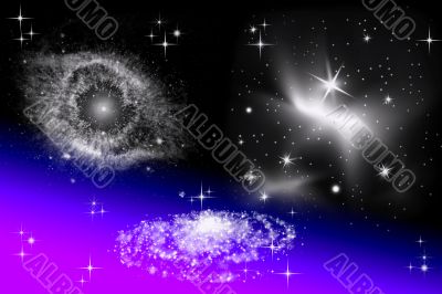 The star sky