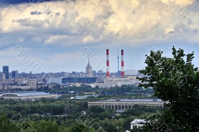 panorama of Moscow