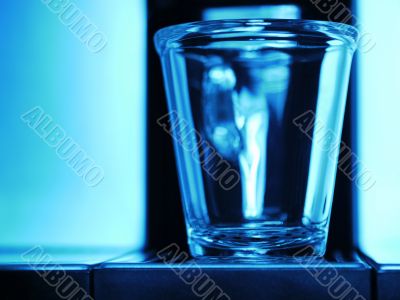 Cup Transparent Blue