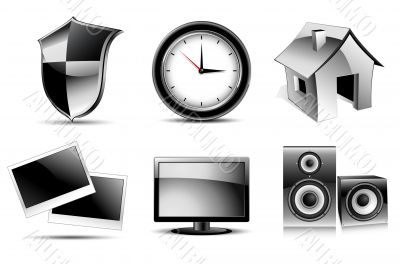 web icons high detailed set