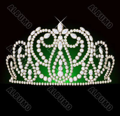 diadem feminine with reflection 