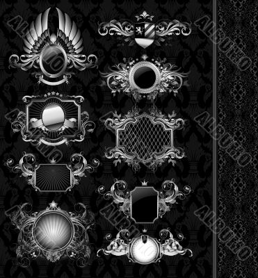 medieval heraldry shields