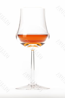 coctail glass  isolated on white