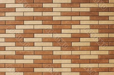 Wall with tiles