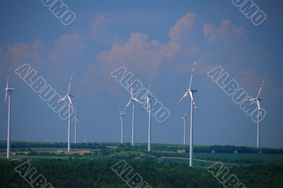 wind turbines