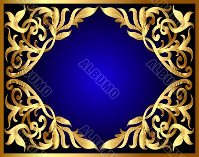  background with gold pattern 