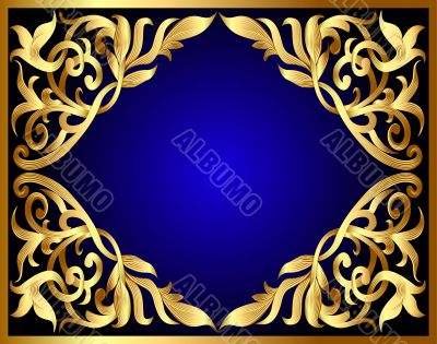  background with gold pattern 