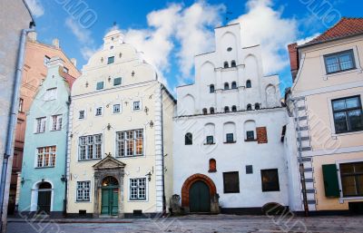 Houses in old town, Riga