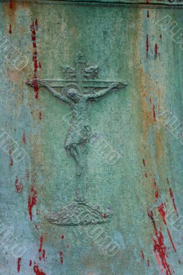 Old metalic Crucifix 