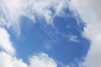 Window in sky