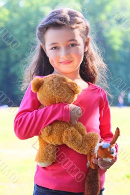 Portrait of the little girl