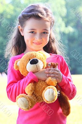 Portrait of the little girl