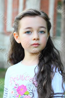 Portrait of the little girl