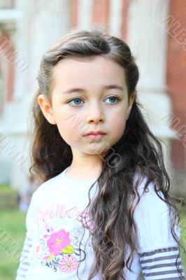 Portrait of the little girl
