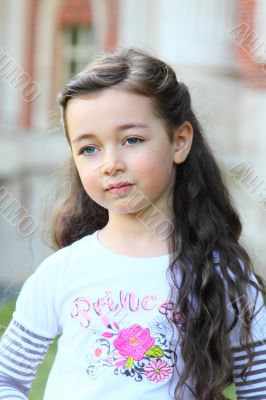 Portrait of the little girl