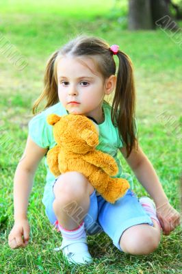 Portrait of the little girl