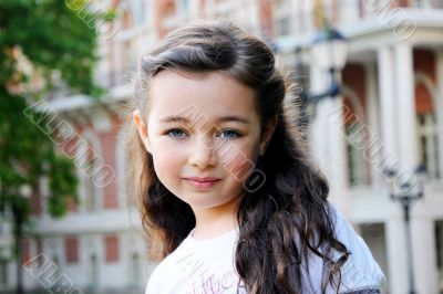 Portrait of the little girl