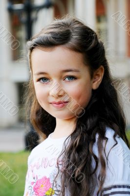 Portrait of the little girl