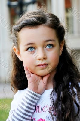 Portrait of the little girl