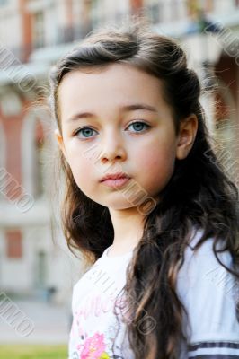 Portrait of the little girl