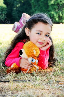 Portrait of the little girl