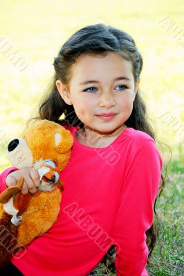 Portrait of the little girl