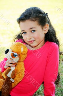 Portrait of the little girl