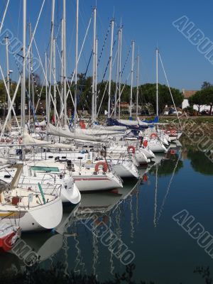 marina of Boyardville on Oleron's island  