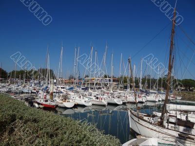 marina of Boyardville on Oleron's island