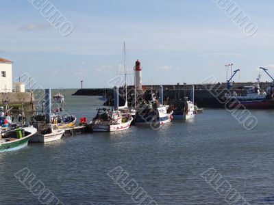 port of La CotiniÃ¨re on Oleron's island