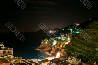 Seacost at the night