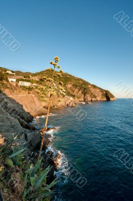 Mountains at the sea