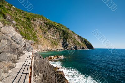 Walk at the sea