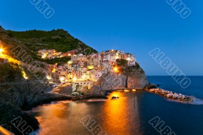 Manarola in dusk